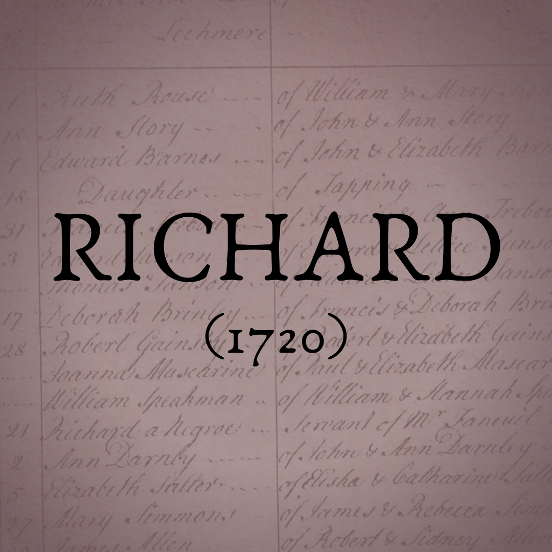 Richard (Source dated 1720)